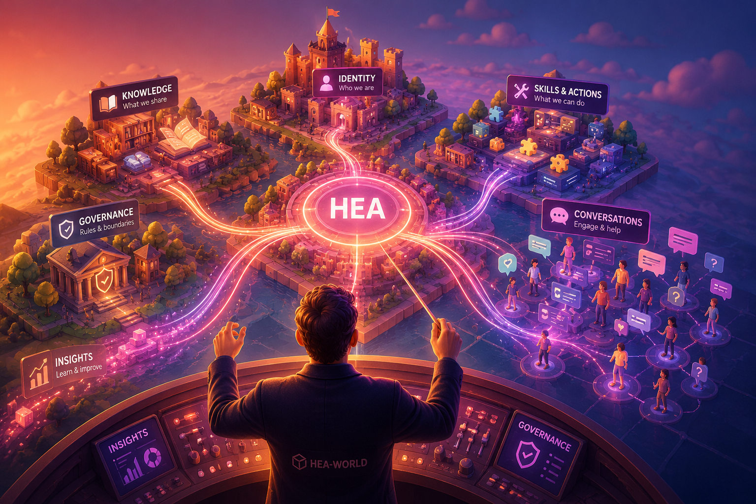 The foundations of Human-Enhanced Agents — knowledge, voice, governance, and human control