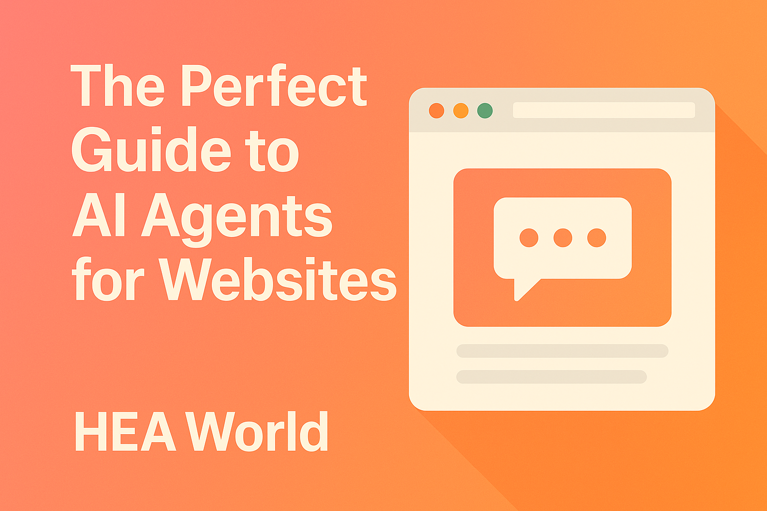 AI agent guide for websites and small businesses